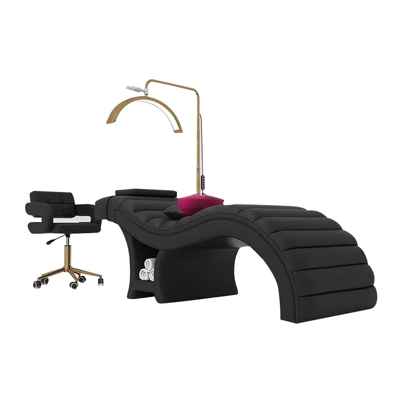 Cross-border wholesale eyelash bed, special spa for beauty salons, multi-functional curved S-shaped massage and beauty bed