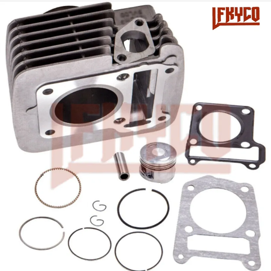 Motorcycle 57.4mm/62mm Engine 123CC Cylinder Kit for Yamaha YBR125 XTZ 125 XTZ125 TTR125 YBR 125 YB125Z Motoblock Parts Block