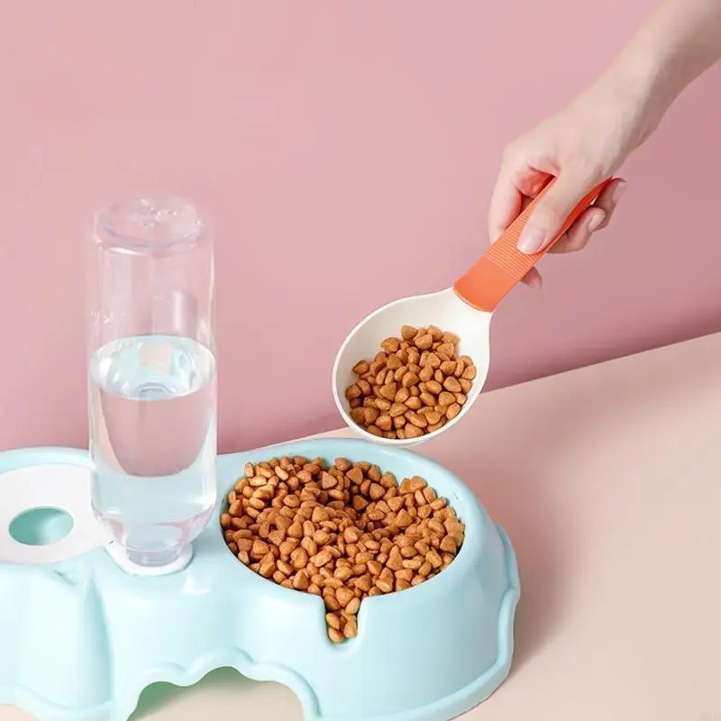 68UC ALIMENTO PET para alimentação quantitativa Pet Shovel Pink Azul laranja pára
