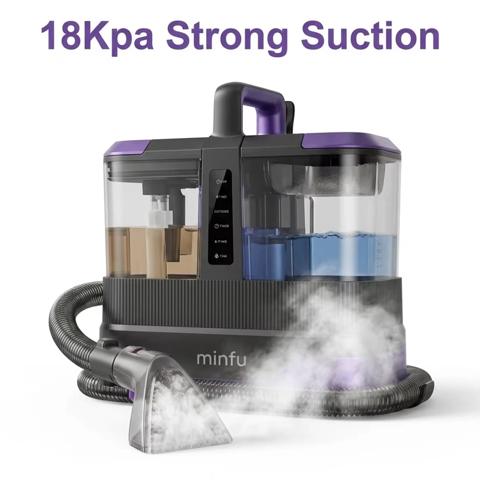 Quality High Temp Steam Carpet Spot Cleaner Portable Professional Deep Cleaning Machine for Fabric & Upholstery
