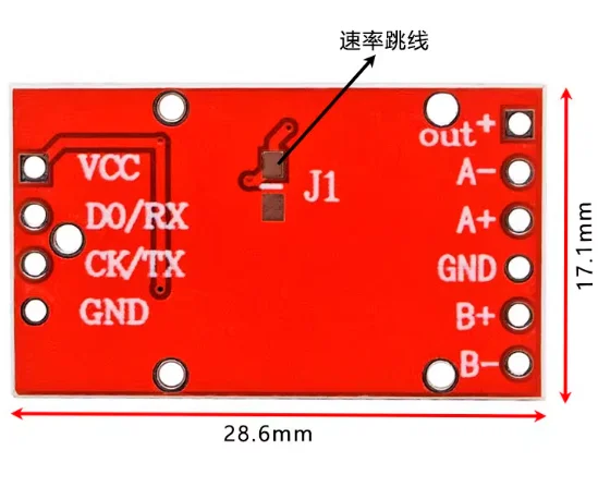 Módulo AD dedicado HX711 para módulo de medição de força do sensor de pesagem com canais duplos e resolução de 24 bits 10pcs