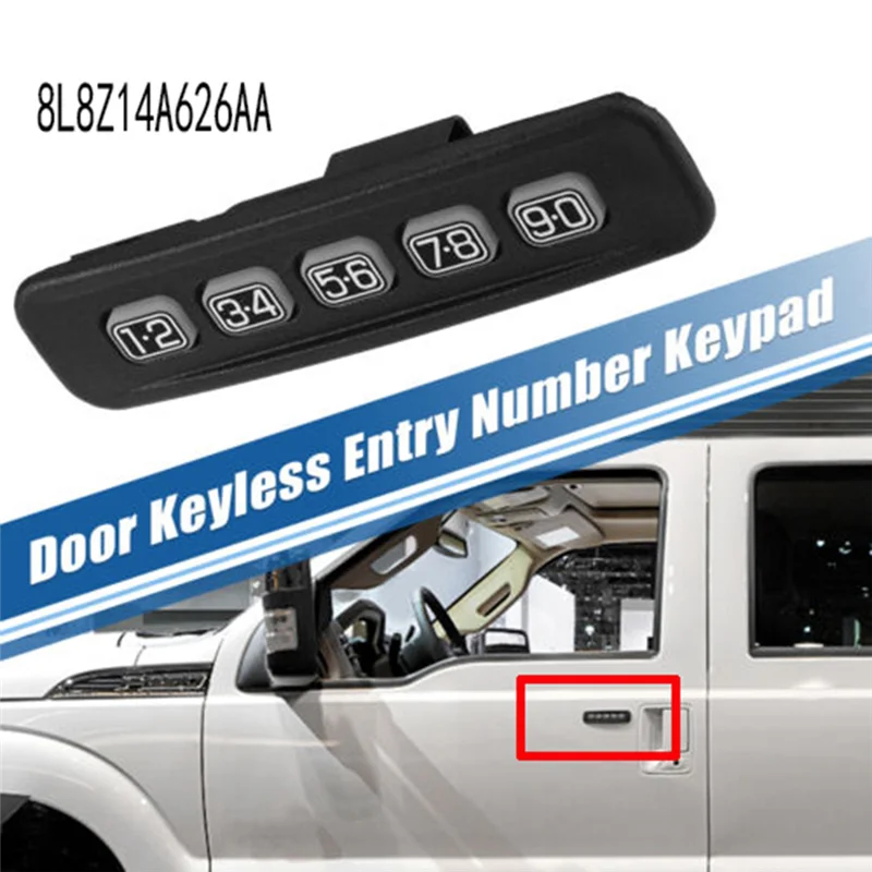 

Для Ford Lincoln F250 F350 F450 F550 левая дверь водителя, номер входа без ключа, клавиатура, переключатель блокировки пароля 8L8Z14A626AA