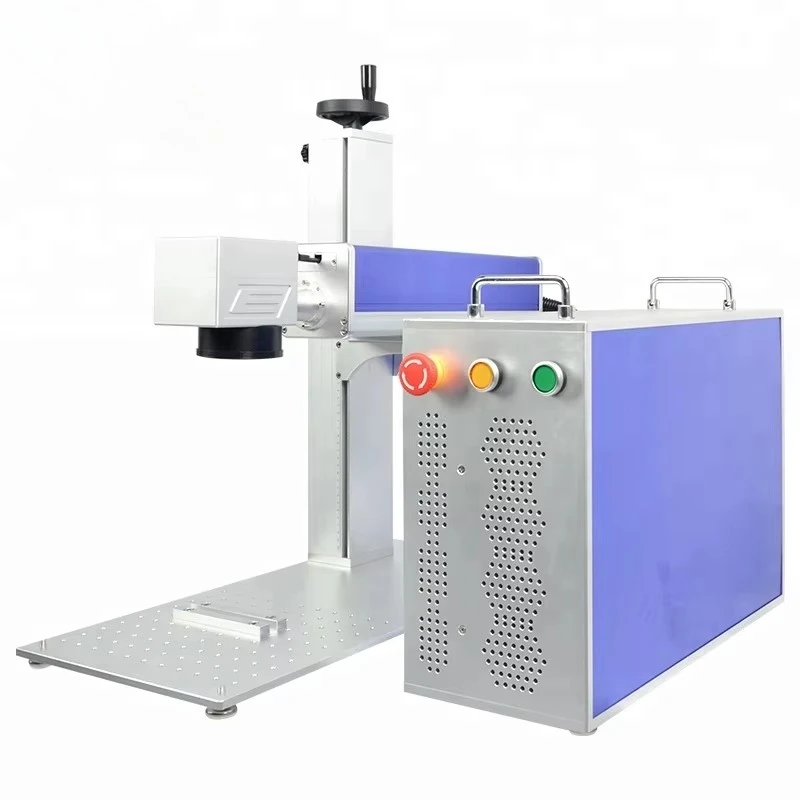 60W Fiber Laser Marker For Stainless Steel Deep Metal Engraving Durable Marking Export Factory For Metal Processing Plants