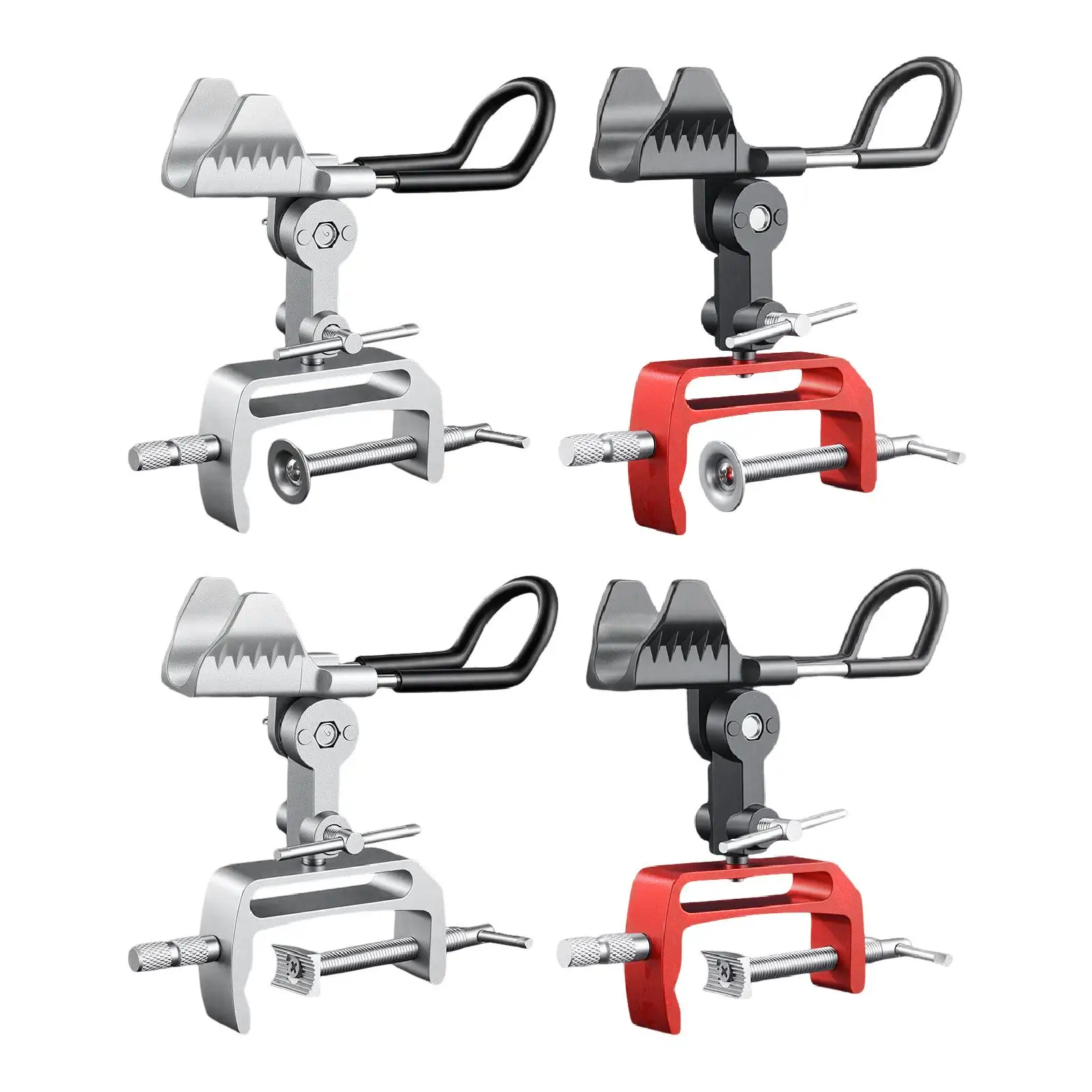 

Adjustable Stainless Steel Boat Fishing Pole Holder Detachable Stand for Raft Kayak Dock Use