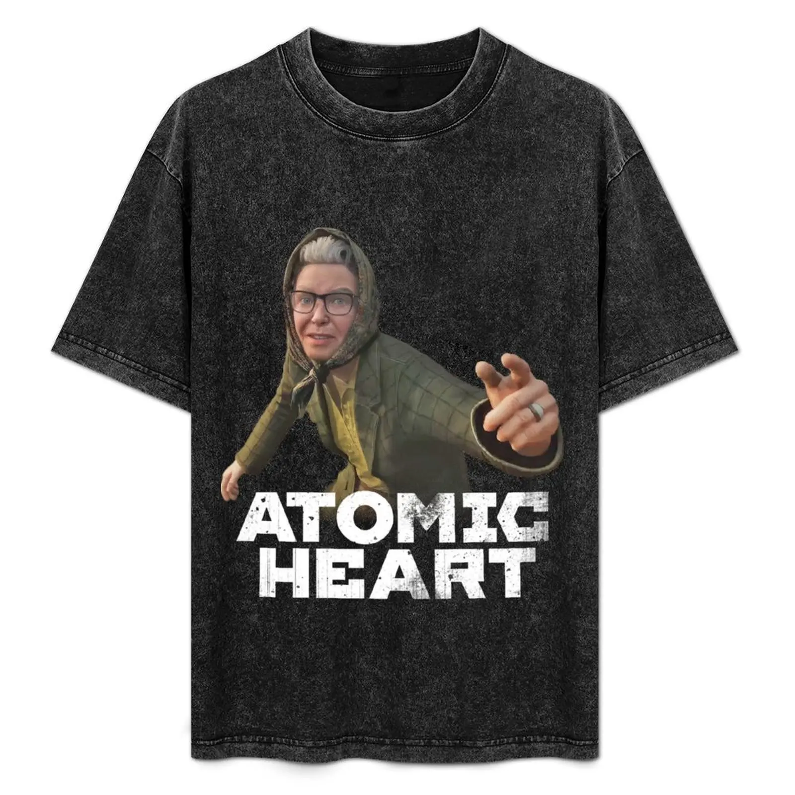 Granny Zina - Meme Crazy Babushka from Atomic Heart Game T-Shirt new edition custom t shirt Blouse mens t shirts pack