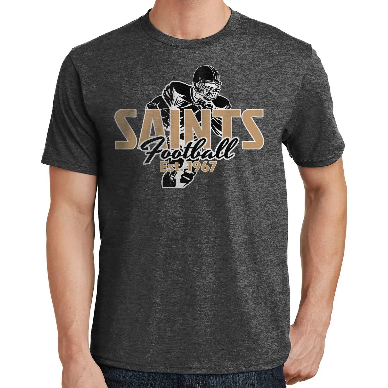 T-shirt de football New Orleans, T-shirt de sport, 03184