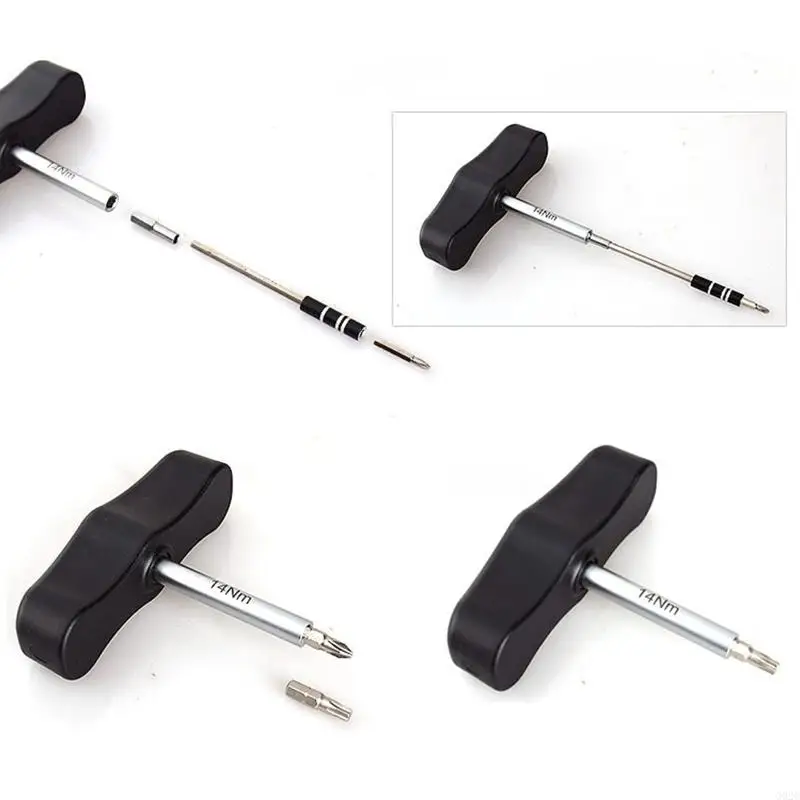 Chiave coppia fissa G92C con mantello T 6/7/8/9/10/11/12/13/14NM Strumento coppia preimpostata utilizzato per i bit da 1/4