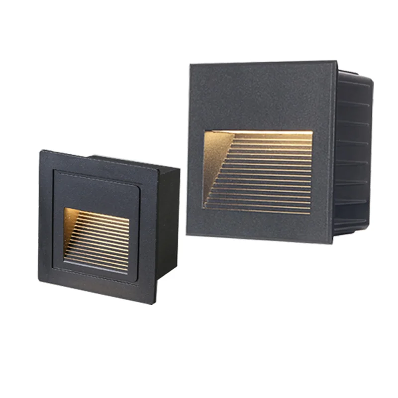 Dimmable Waterproof Wall Lamp 10W Outdoor Led Stair Step Light Footlight Recessed Corner Exterior Garden Yard Stairway AC85-265