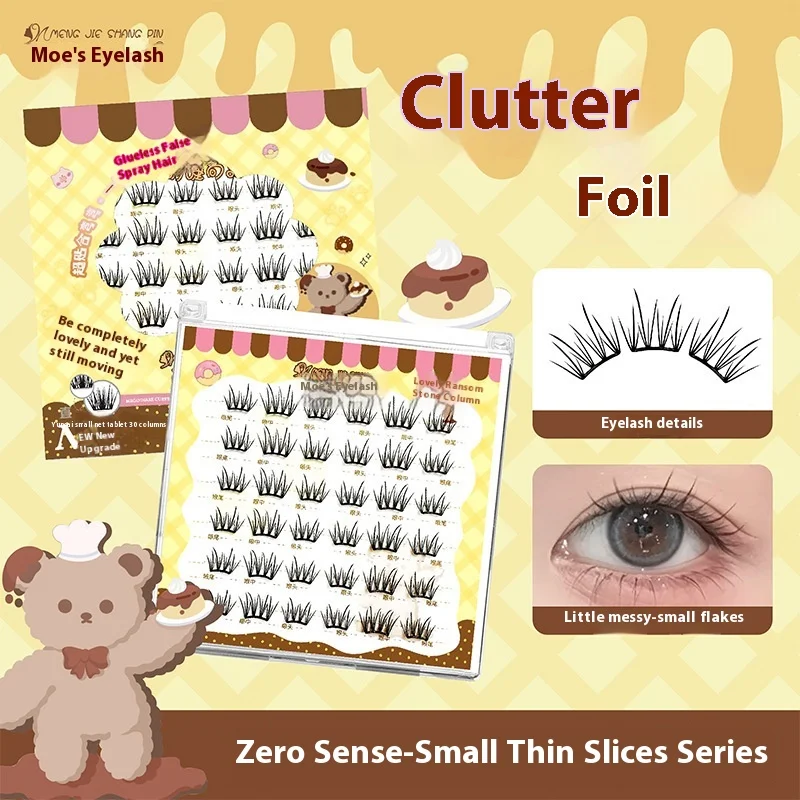 Nenhum colar necessário cluster cílios-pré-colados mini cílios postiços individuais fácil aplicar cílios de volume natural uso diário