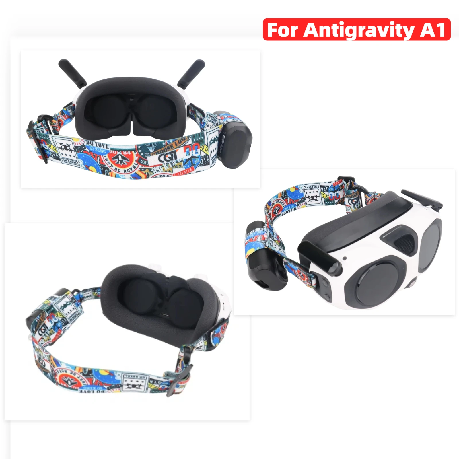 

For Antigravity A1 Vision headband Scratch-resistant wear-resistant comfortable graffiti-style headband