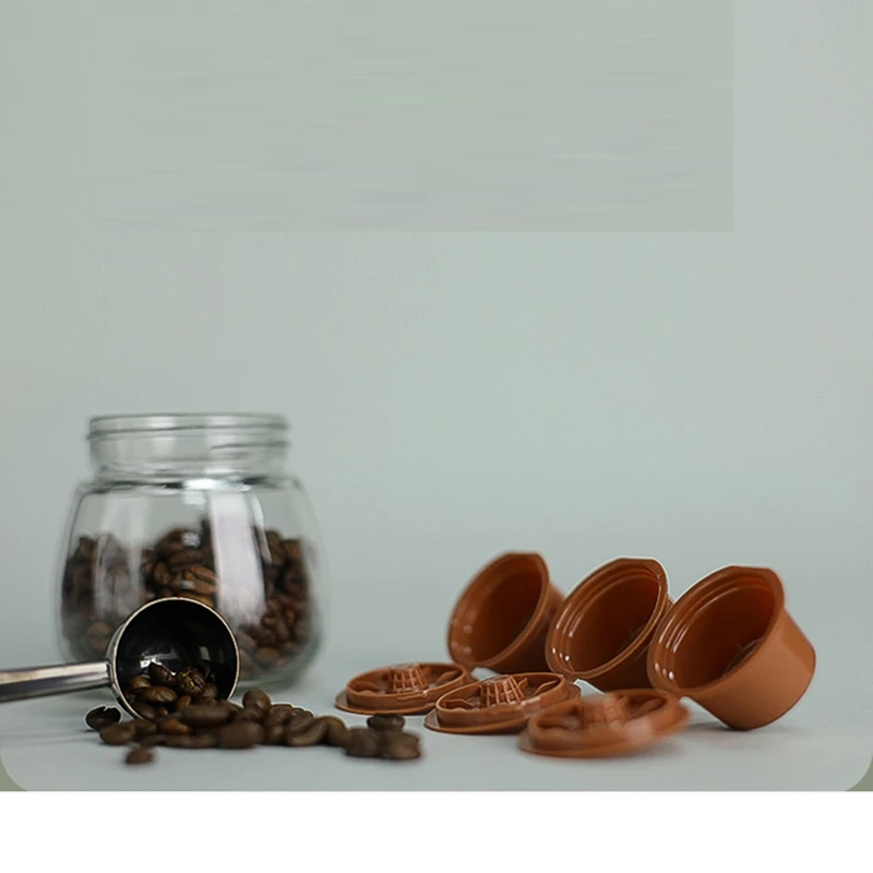 كبسولات فلتر قهوة قابلة لإعادة الاستخدام للكافيتالي ، قرون بلاستيكية قابلة لإعادة الملء ، درجة غذائية ، S21 ، S22 ، 6.