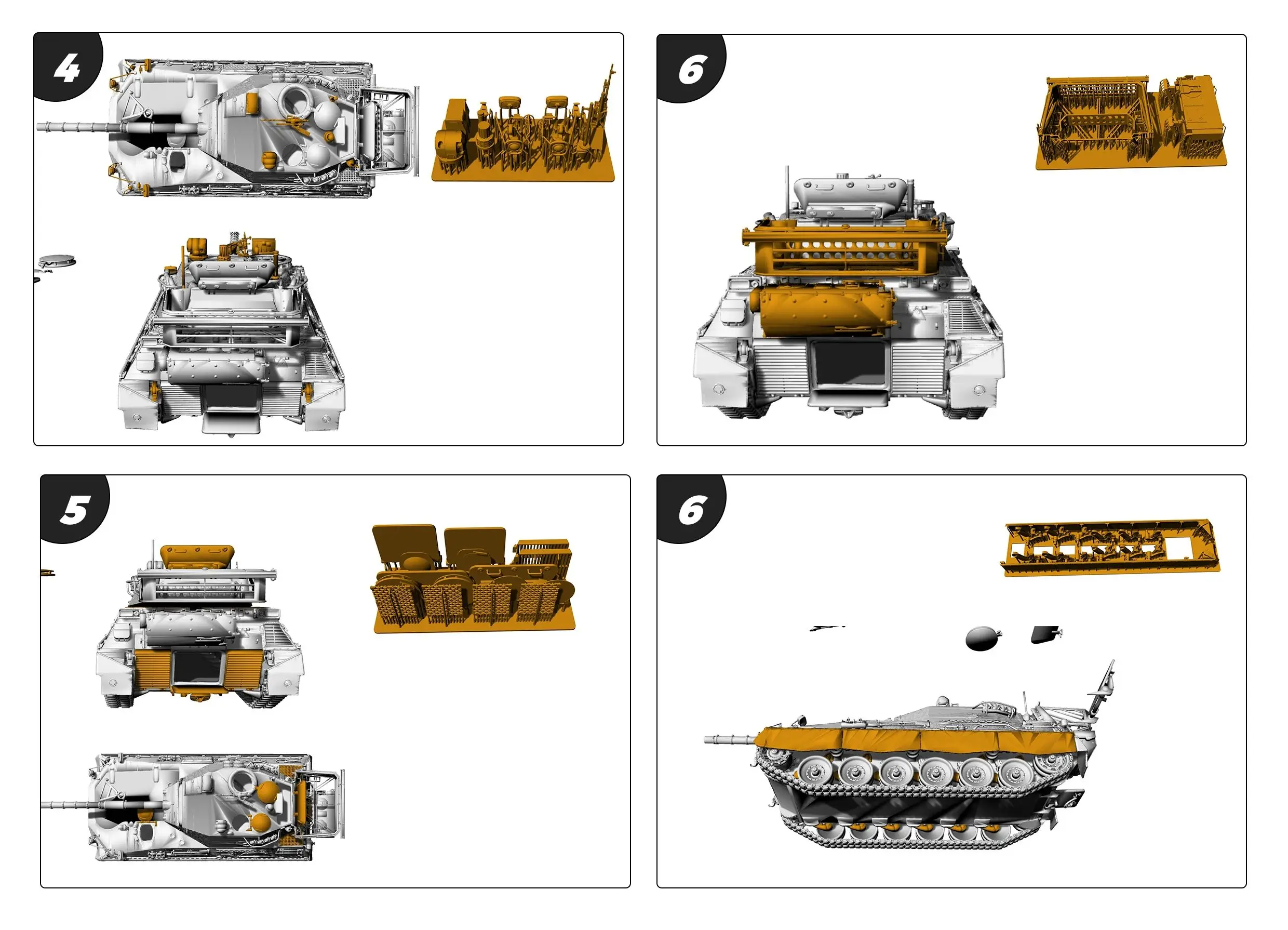 

Argentina TAM-2C Medium Tank SSMODEL SS788 1/72 1/35 1/48 1/16 25mm Military Model Kit