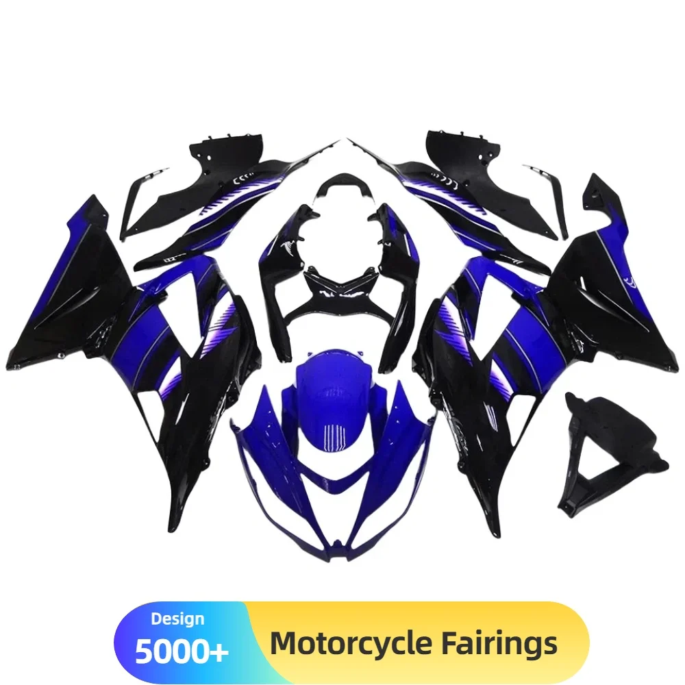 

Multiple Designs Custom Fairing Kit for KAWASAKI ZX6R 2013-2018, ABS Plastic Bodywork with Perfect Fit