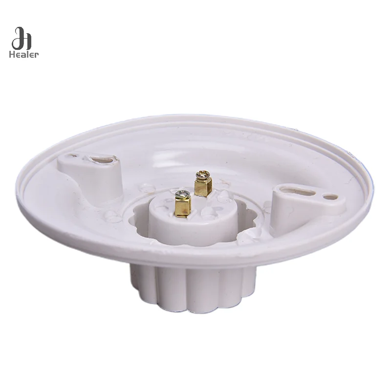 E27 LED Light Bulb Holder Round Socket E27 Base Hanging Lamp Socket Screw Base