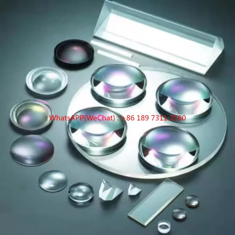 Calcium Fluoride CaF2 Plano-convex Lens with A Diameter of 12.7mm Calcium Fluoride Lens UV Infrared Beam Expander Lens