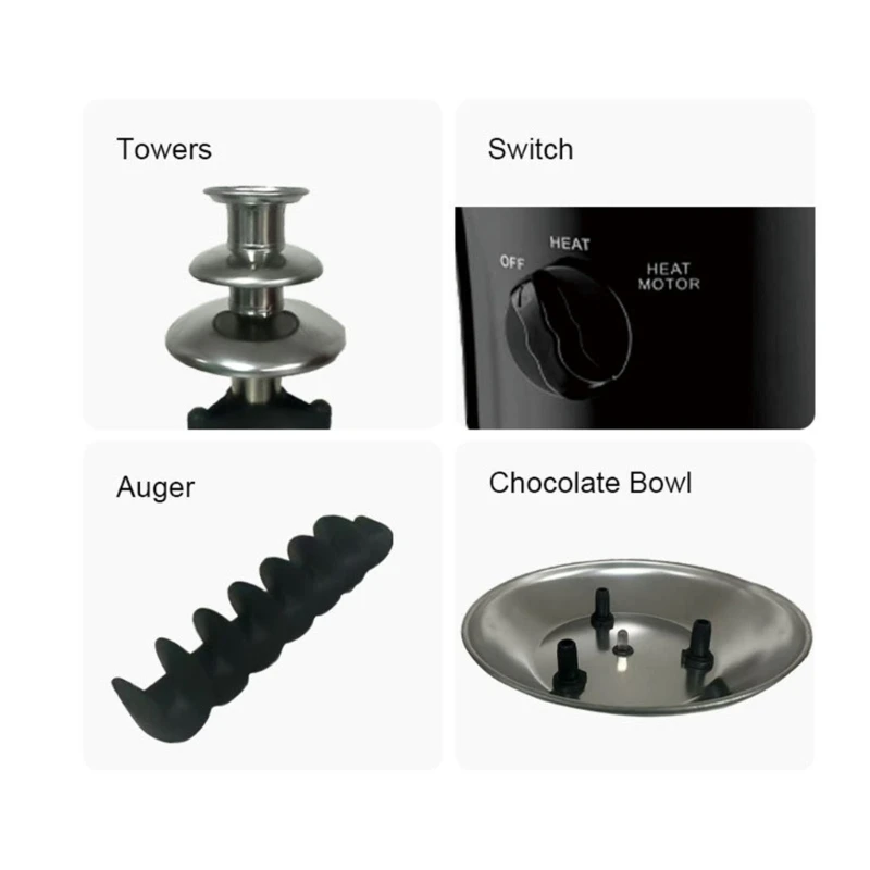   Convenient Chocolate Display Machine With Simple Care Design Best For Hosting Visitors