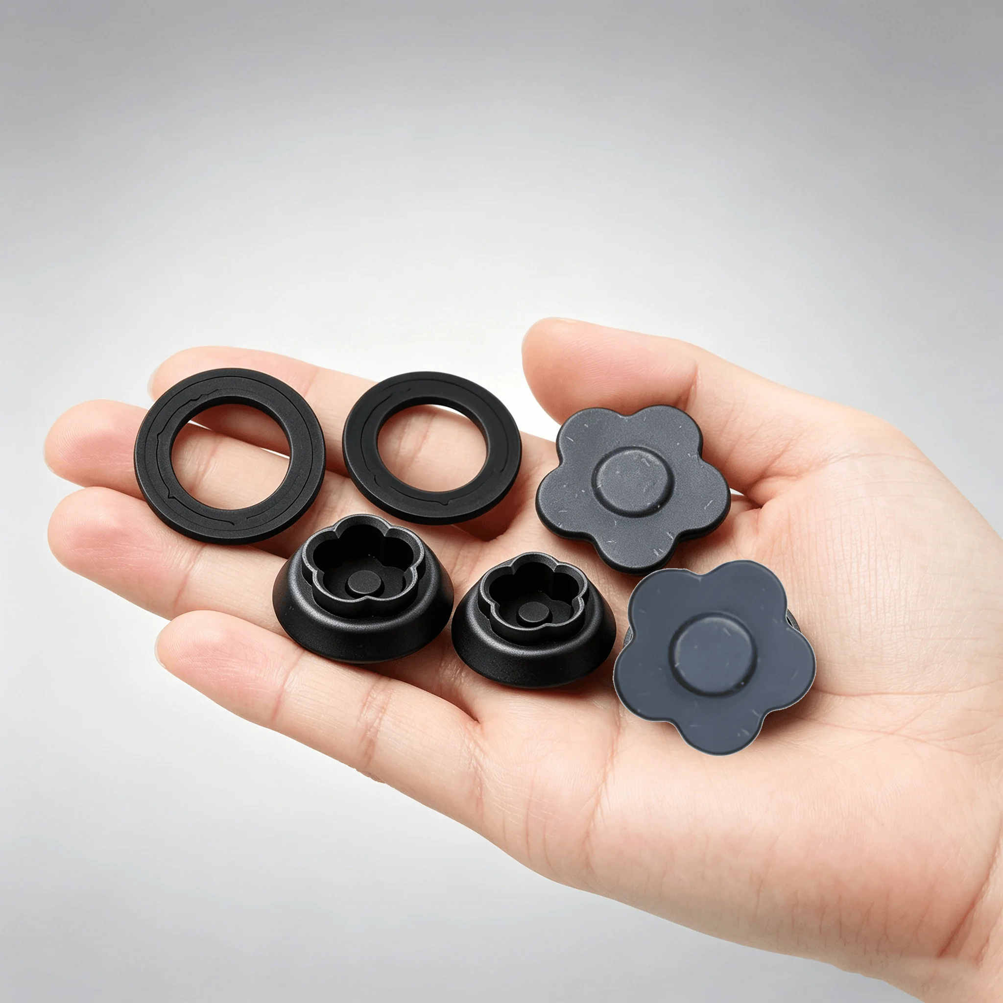 2 Piezas de Repuesto: Conector de Cuchilla de 5 Dientes y Rueda de Embrague para Monsieur Cuisine Smart 2.0, Licuadora y Exprimidor