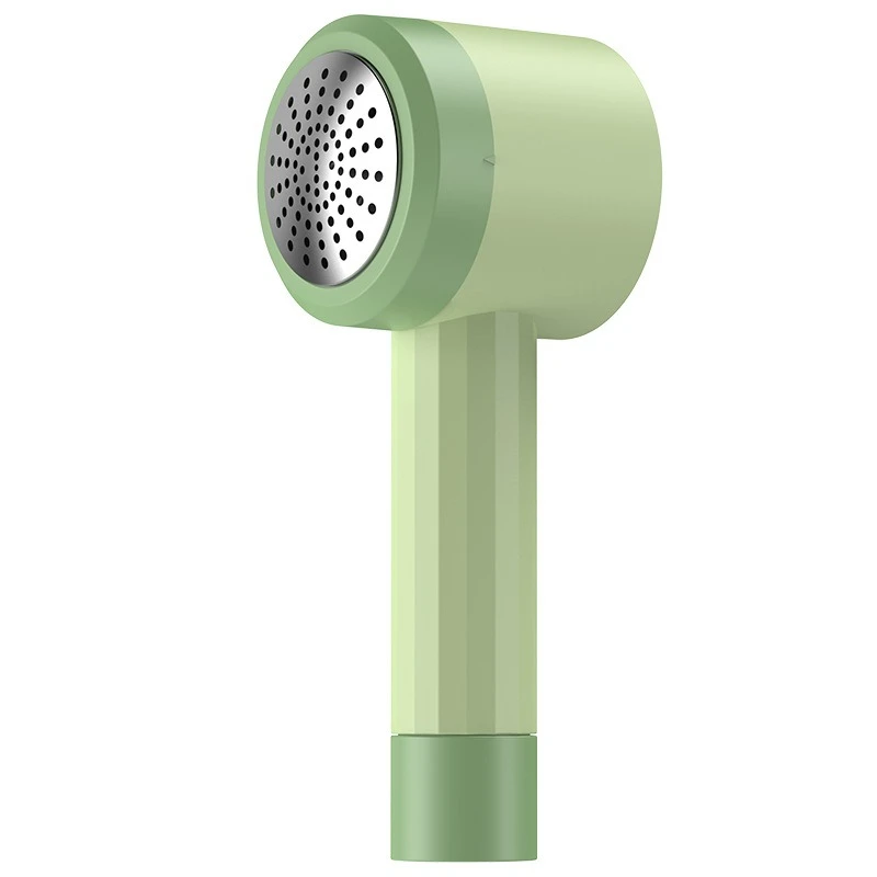 USB rechargeable electric hairball trimmer for easy portability Plastic in-line shaving device