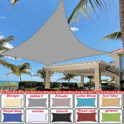 Waterproof Large Sun Shelter Sunshade Protection Outdoor Canopy Garden Patio Pool Shade Sail Awning Camping Shade ﻿
