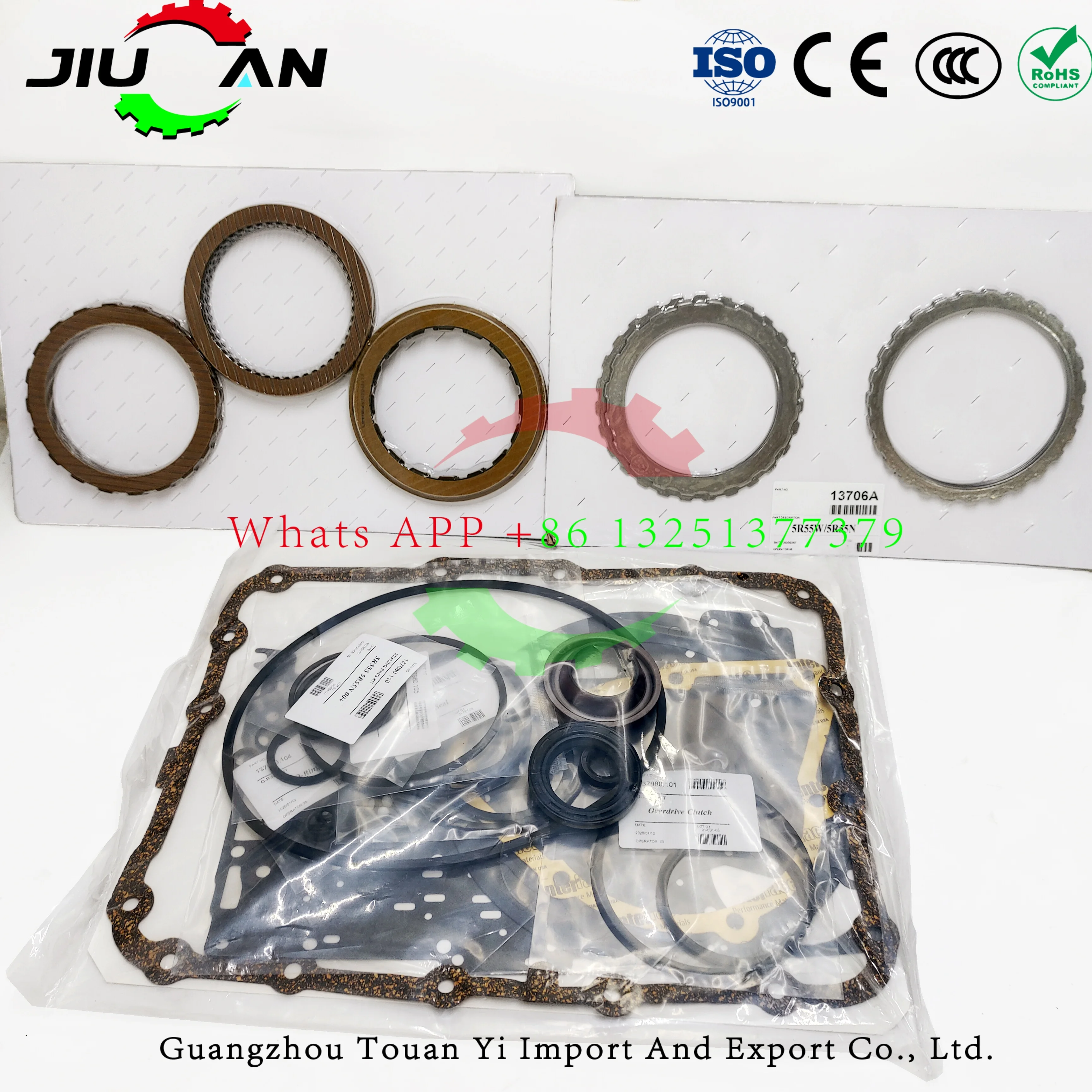 

For Jaguar Mazda Lincoln Mercury Ford Master Rebuild Kit Overhaul Clutch Plate 5R55N 5R55S 5R55W Transmission