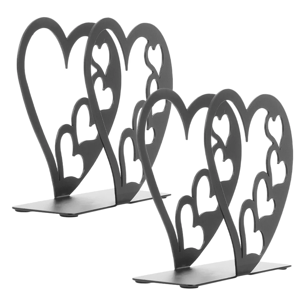 

Black Metal Napkin Holder Heart Shaped Decorative Standing Napkin Dispenser Freestanding Tissue Dispenser