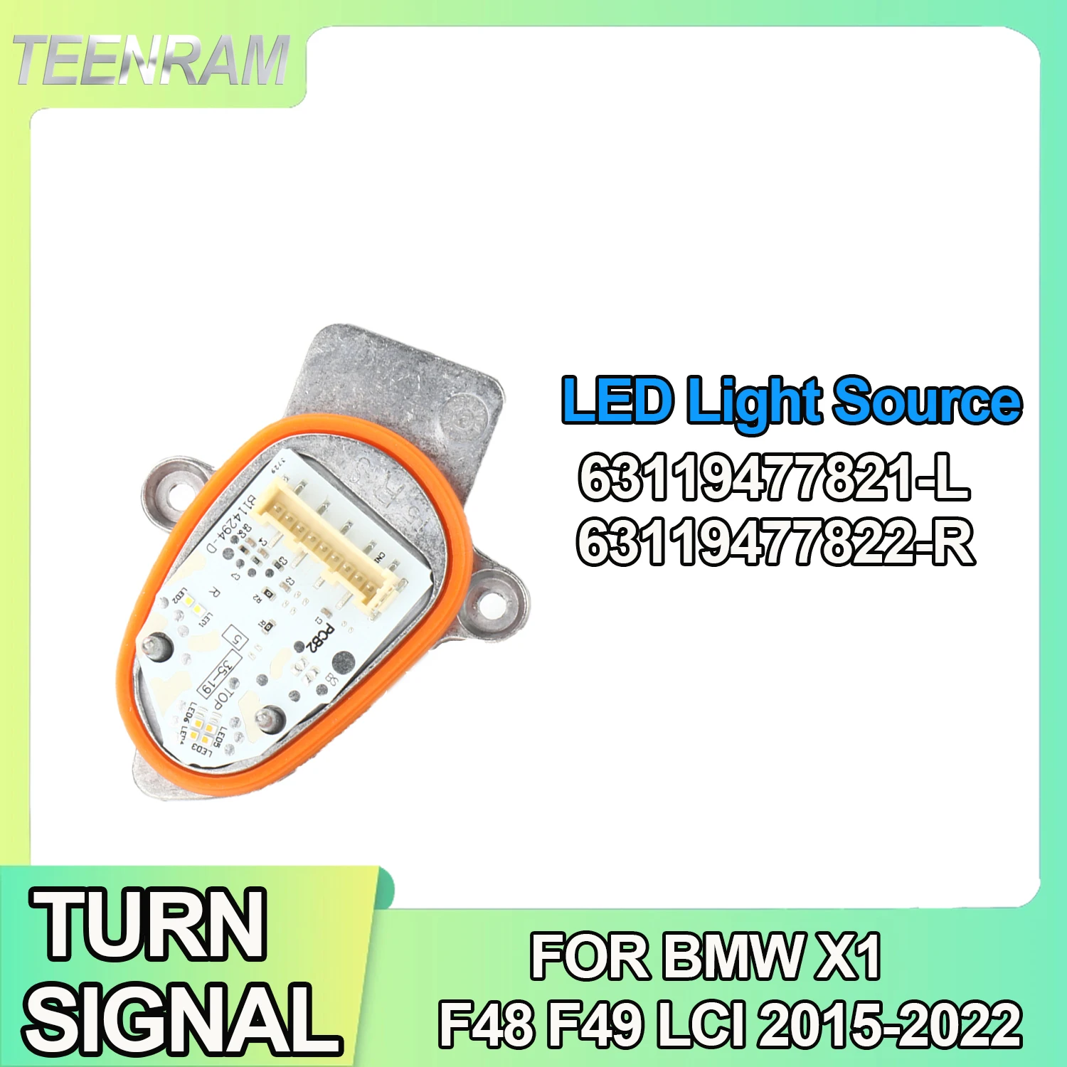 New LED Turn Signal Module 63119477821 63119477822 Daytime Running Light Control Unit 9477822 9477821 For BMW X1 F48 F49 LCI