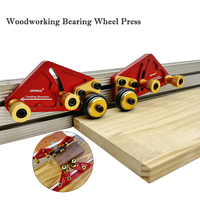 Upgraded Bearing Roller Feeder 1 Pair Aluminum Alloy Feather Loc Board Table Saw Feeding Safety Propelling Auxiliary  Woodworkin