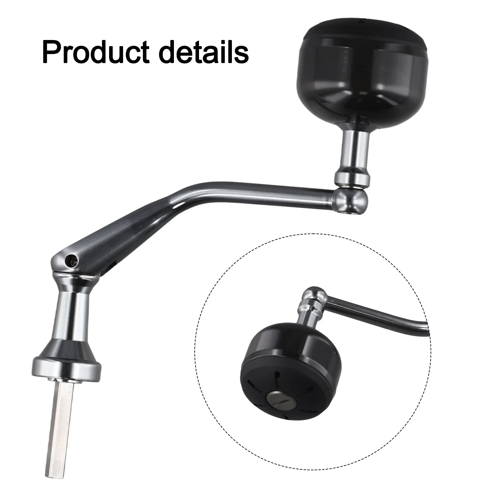 Fishing Wheel Power Handle CNC Machined Rocker Handle Easy To Install For Activecast Cast Reel Outdoor Fishing Parts