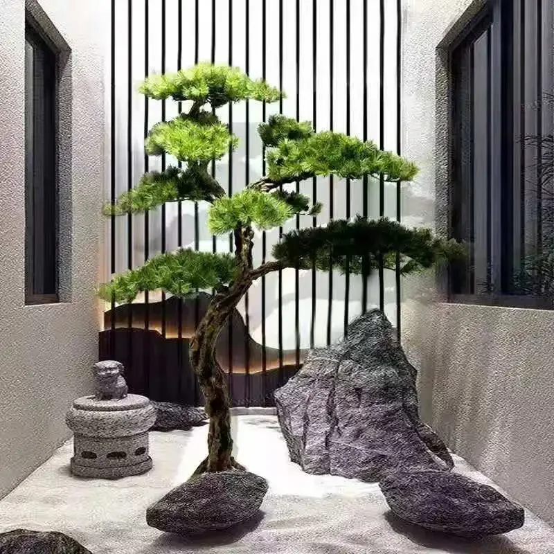 محاكاة، صنوبر، شجرة وهمية، كبيرة، حديقة، نبات بوعاء، ديكور