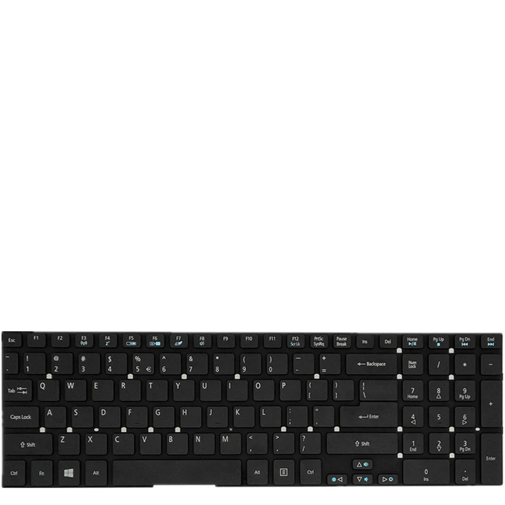 Laptop Keyboard For ACER For Aspire E5-721 Black US English Layout