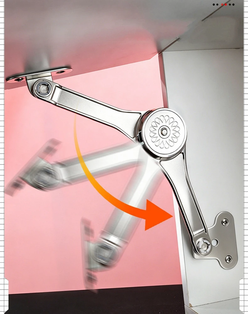 Randomly Stop Lid Stay Hinges Folding Lid Support Hinge Home Cabinet Door Adjustable Hinge Furniture Lift Up Flap Stay Hardware