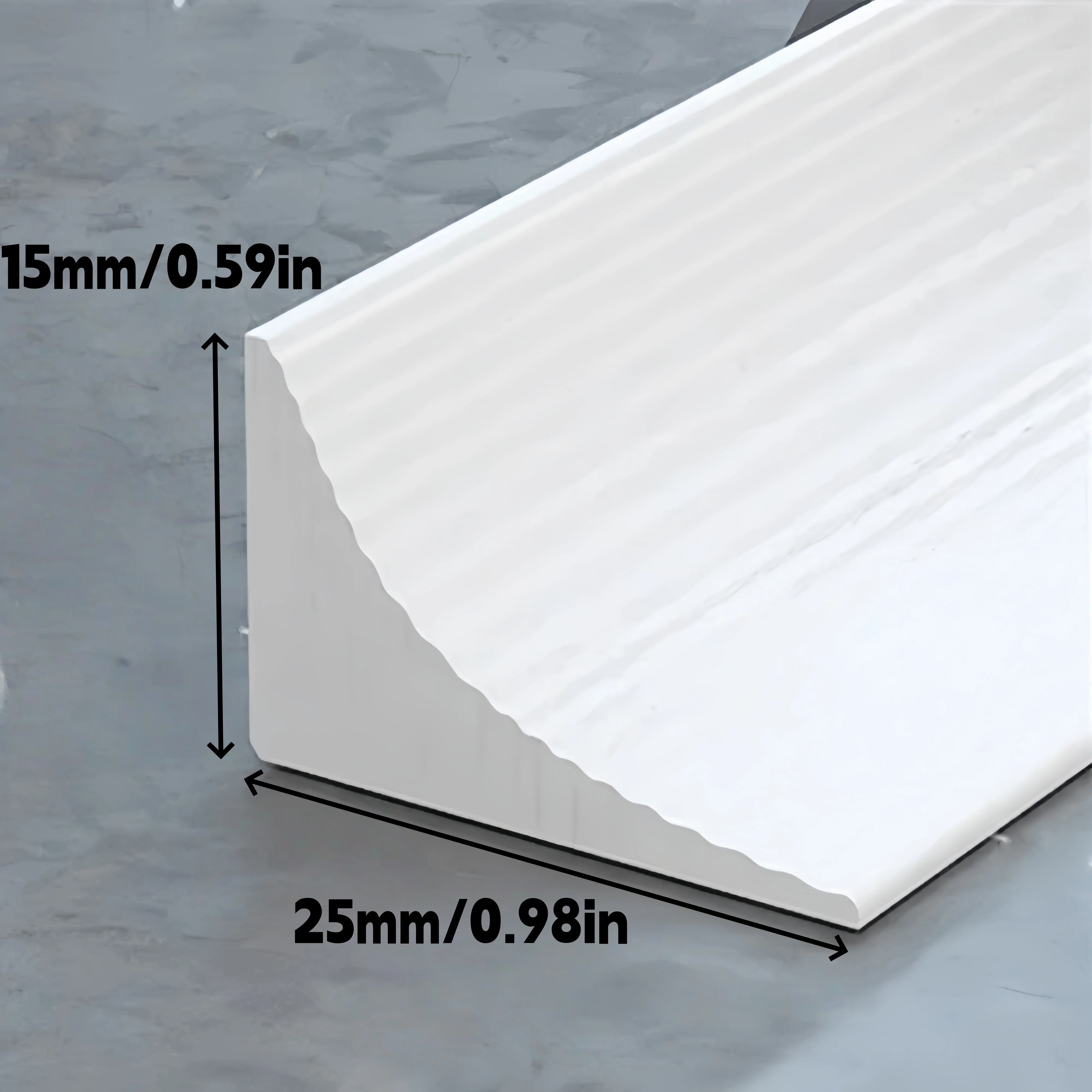 1pc 0.5/1/2/3meters Kitchen Countertop Water Retaining Strip Bendable Bathroom Shower Blocker Flood Barrier Dry Wet Separation
