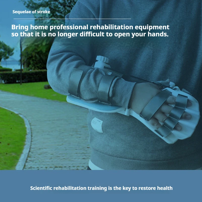 Rehabilitation trainer wrist function exercise fingers hand hemiplegia stroke arm correction fixation