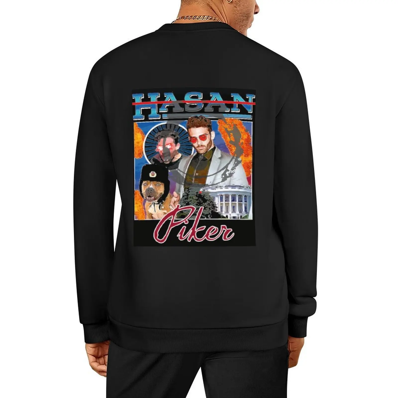 

Hasan Piker Pullover aesthetic clothing tracksuit men men's winter sweater men clothes oversize sweatshirt