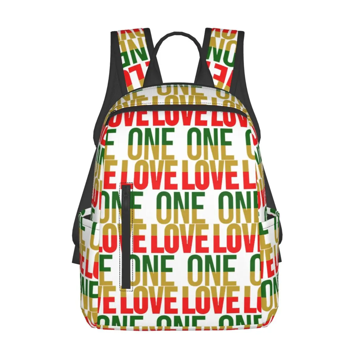

Harajuku Vintage Style Arts Bob Marley One Love Backpack Daypack Large Capacity BookBag School Bag Shoulder Bags for Men Women