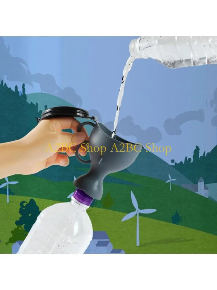 A2BC Camping Car Urine Bottle Secure Closure For Men Women Kids Travel Trips Outdoor Adventures Spill Proof Ergonomic Handle