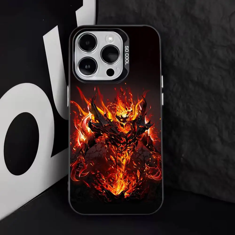 حافظة هاتف D-Dota-a 2 رائعة لهاتف iPhone 17,16,15,14,13,12,11,Pro,Max,Plus,E,Air,Mini Black Tpu #2