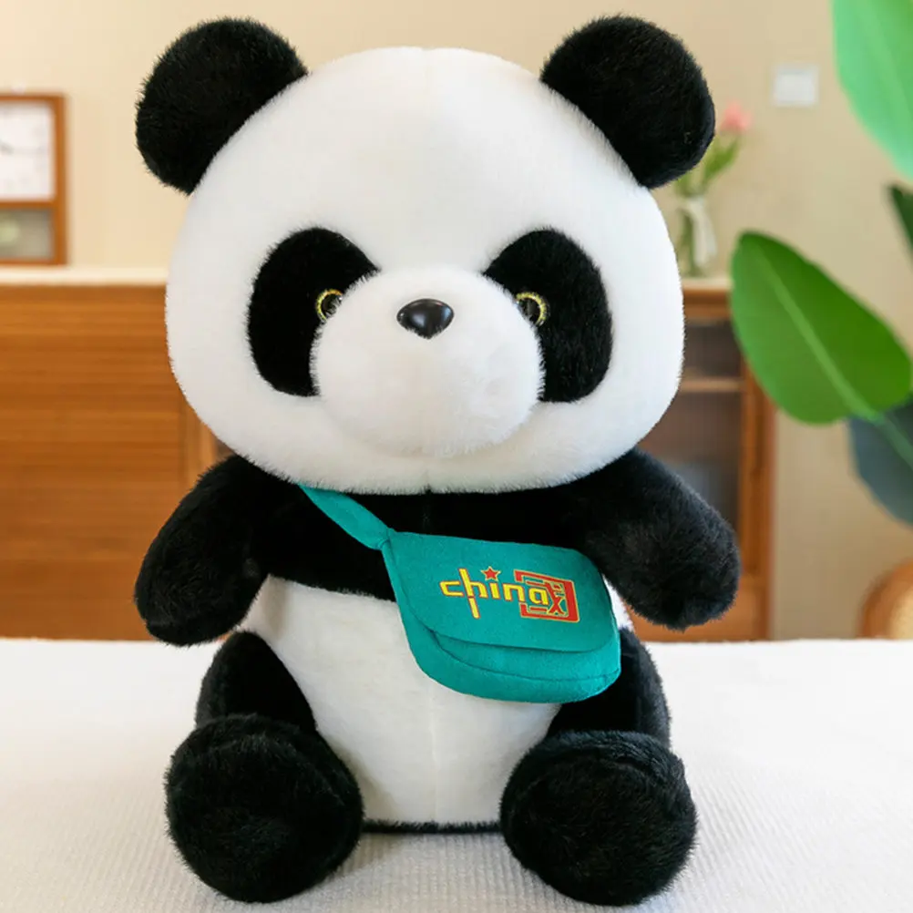 

Милая плюшевая игрушка-панда, мягкая, упругая, с хлопковым наполнителем, подушка для объятий, украшение для автомобиля, дома, спальни