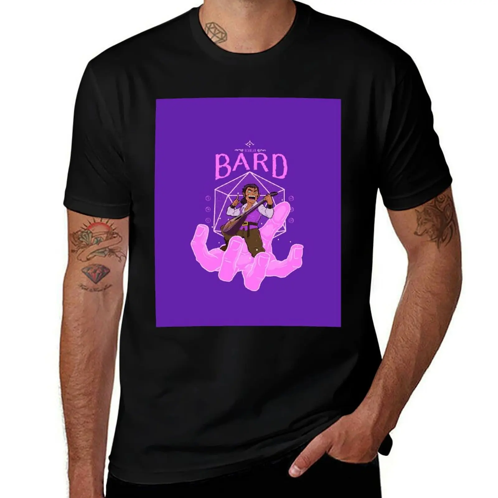 Camiseta Scanlan Shorthalt: The Relentless Bard, camiseta transpirable de talla grande