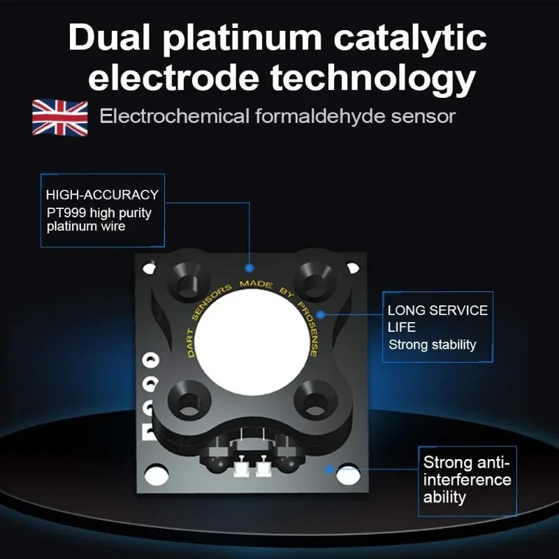 Tools.A16 Air Quality Monitor Indoor PM2.5 PM10 TVOC HCHO Tester PM1.0 Dust Meter VOC Test Formaldehyde Detector AQI Home