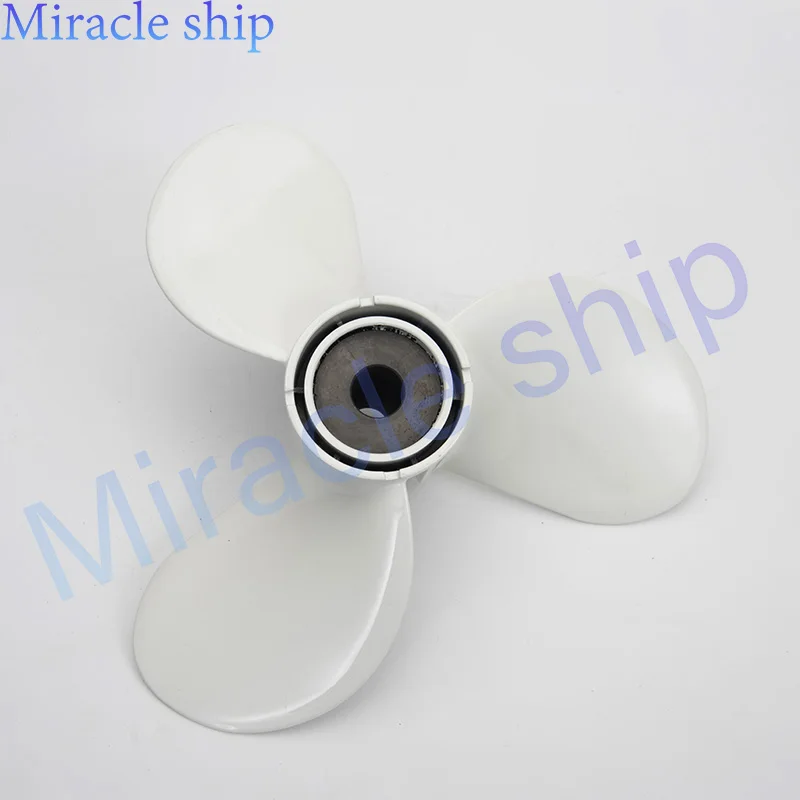 676-45945-62-EL ใบพัด 11 3/4X10 สำหรับยามาฮ่าเรือมอเตอร์ 40HP อลูมิเนียม 3 ใบมีดพินไดรฟ์สปลายน์ RH 676-45945-62 676-45945