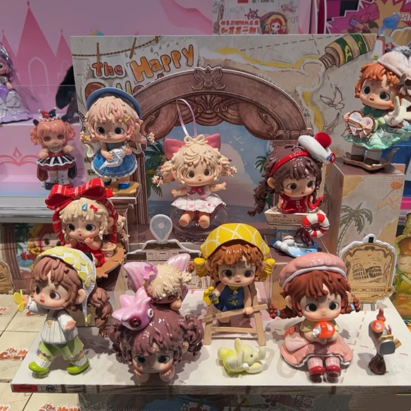 

Original Furfur The Happy Collection Series Blind Box Trendy Doll Garage Kit Desktop Decor Ornament Cute Toy Girl Birthday Gift