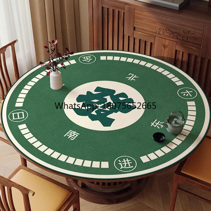 Mahjong table decoration water and oil absorbent non-slip cuttable diatom mud