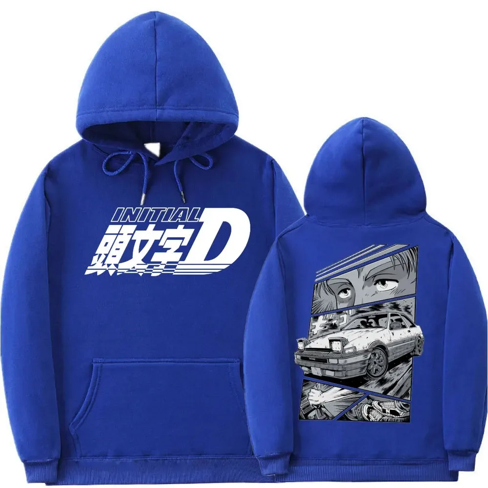 Boys Drift Anime AE86 Initial D Hoodie Akina Downhil Hoodies Men Women Oversized Fashion Kids Sweatshirt Men Hip Hop Streetwear