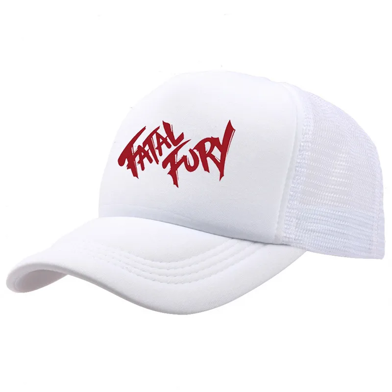 Anime Terry Bogard stesso copricapo Cosplay Trucker Mesh Hat berretto da Baseball in cotone uomo donna Hip Hop Cap puntelli regalo