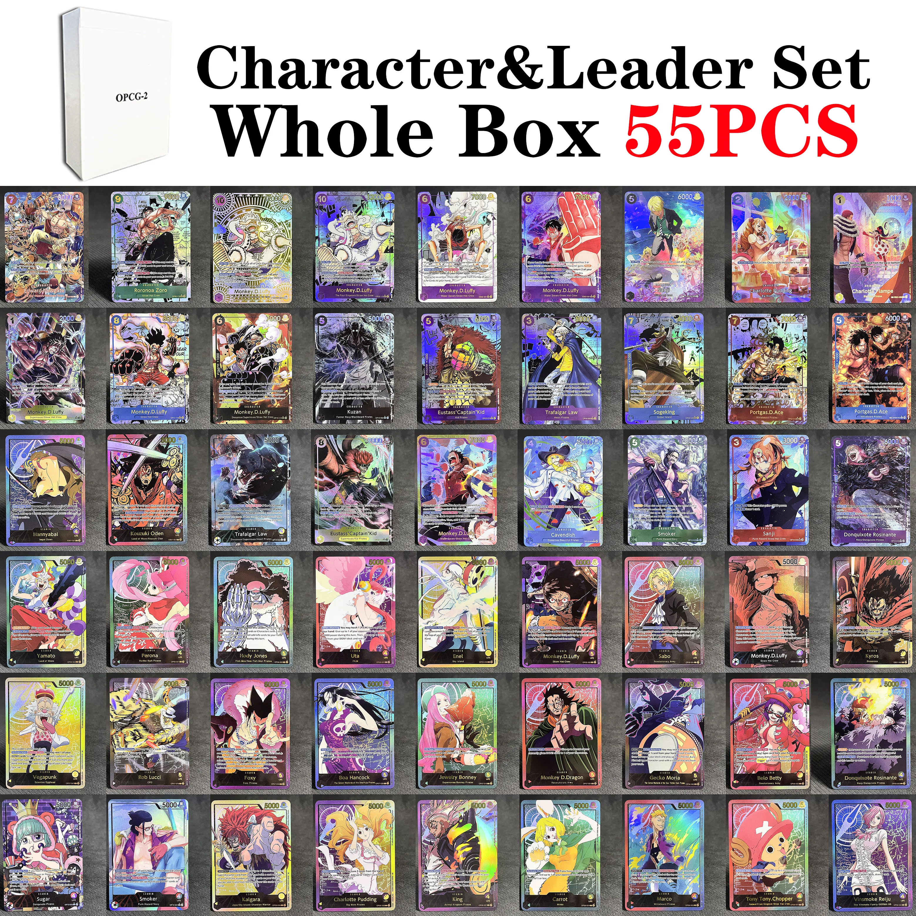 

OPCG Character&Leader Whole Box ONE PIECE Card Anime 25th Collection/Awakening of the New Era/Royal Blood Luffy Law TCG Toy Card