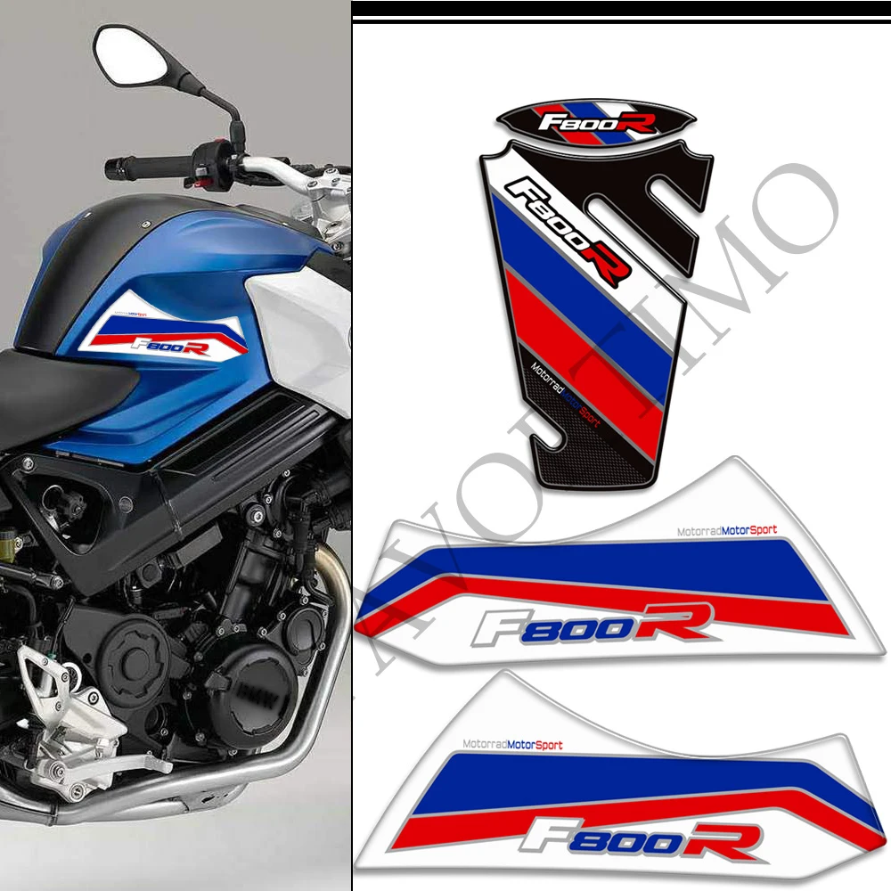 Motorcycle For BMW F800R F800 F 800 R Stickers Decals Tank Pad Grips Protection Protector Gas Fuel Oil Kit Knee