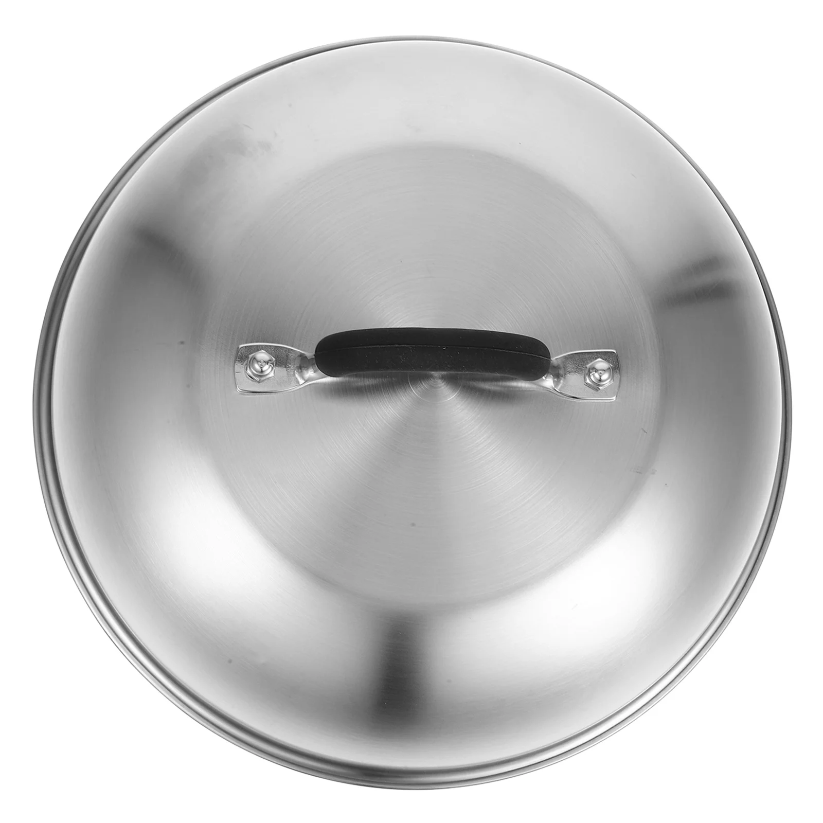 

1pc Stainless Steel Steamer Lid Universal Griddle Dome Cover For Kitchen Restaurant Cheese Melting Basting Cover Pot Lid