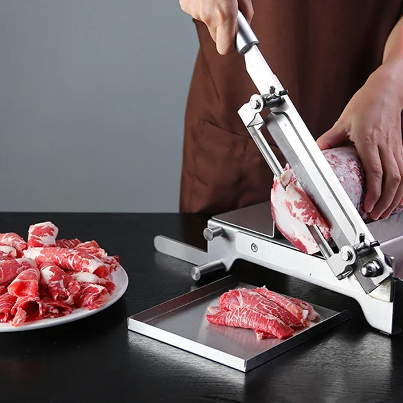 Ejiao-Trancheuse à Viande Multifonction en Acier Inoxydable, Coupe-Bonbons, Coupe-Pâtisserie, Trancheuse de Légumes et de Fruits