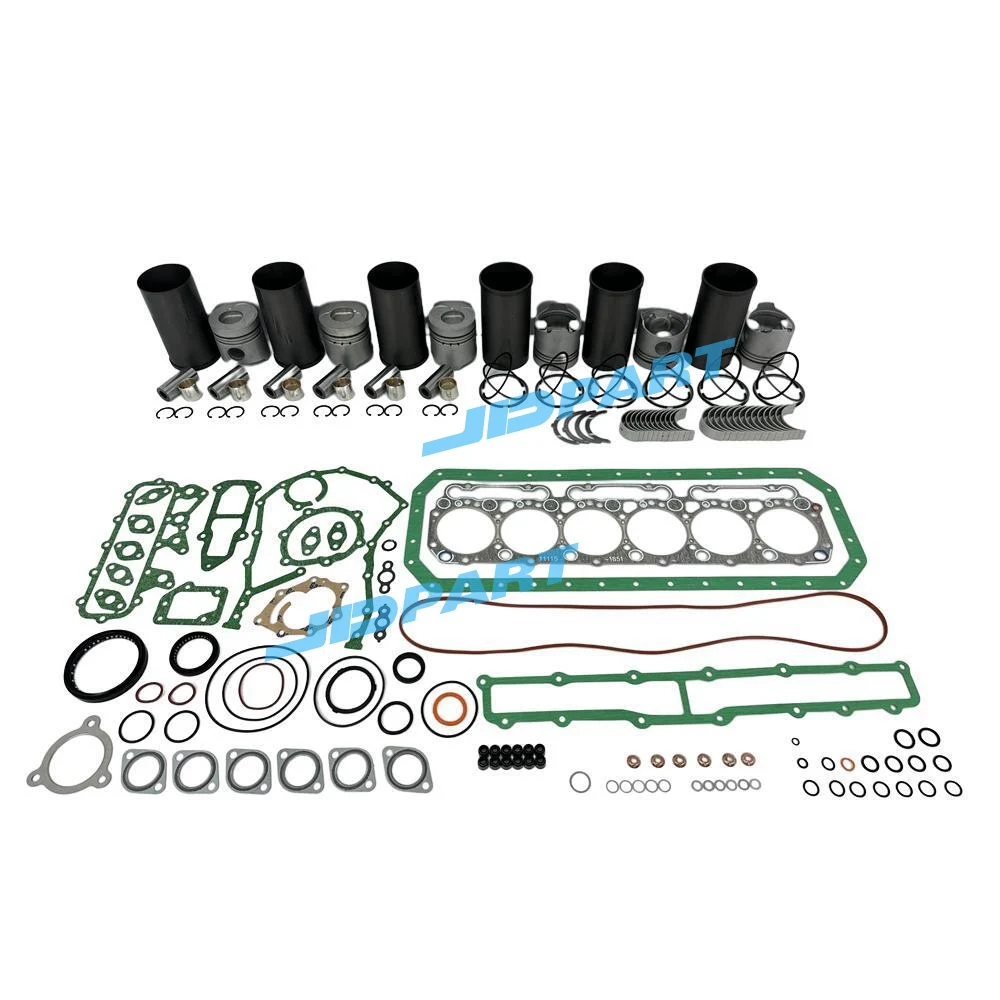 

W06D Cylinder Liner Kit With Gasket Set Bearing For Hino Excavator Engine Parts